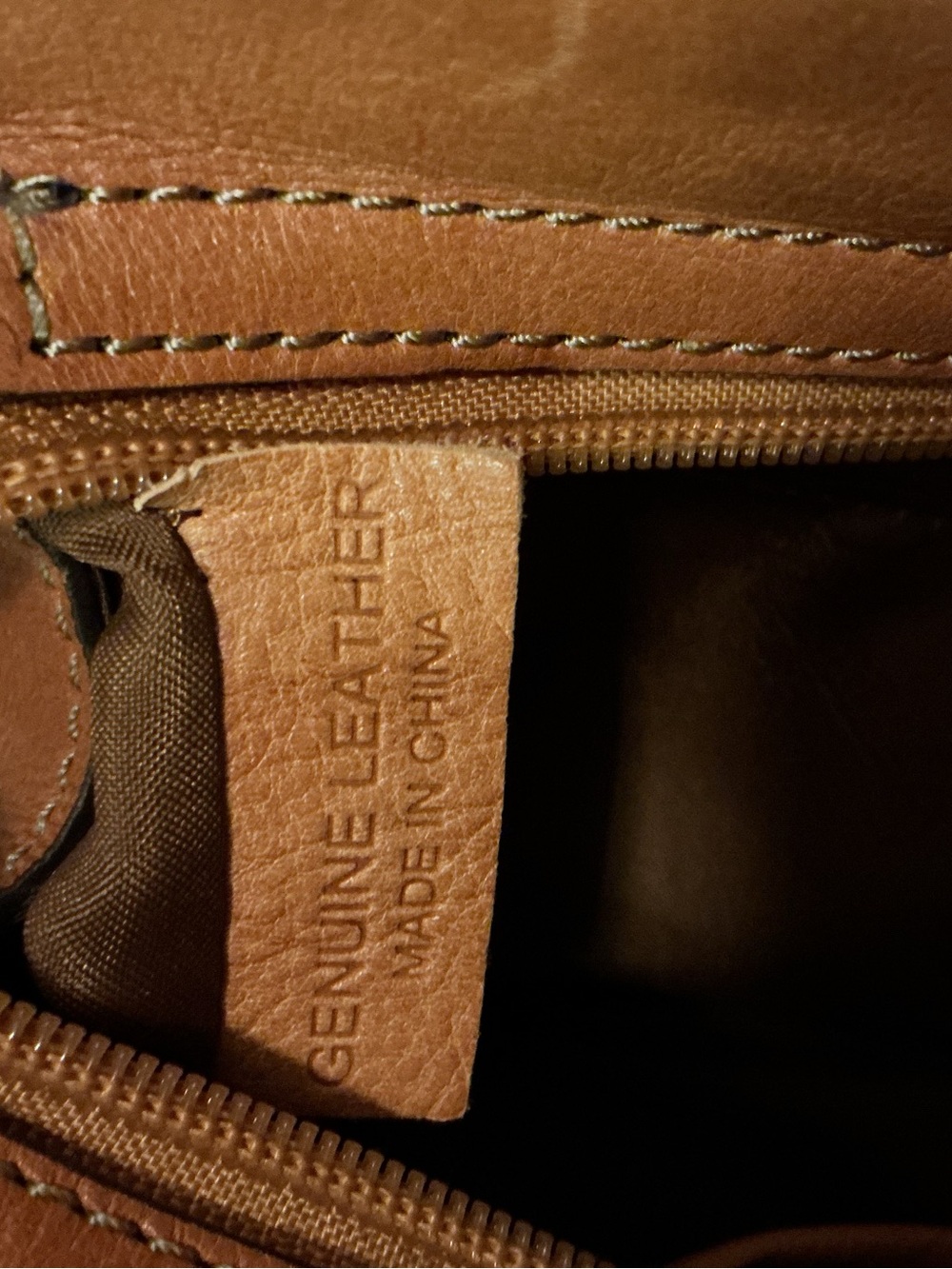 Vintage Fossil ZB9015 Cognac Leather Satchel- Like New Condition - Picture 16 of 16